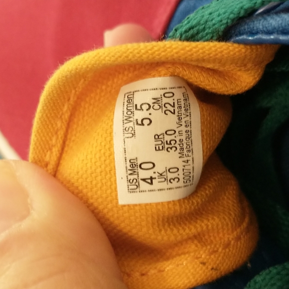 Vans unisex color block sneakers - Picture 5 of 5